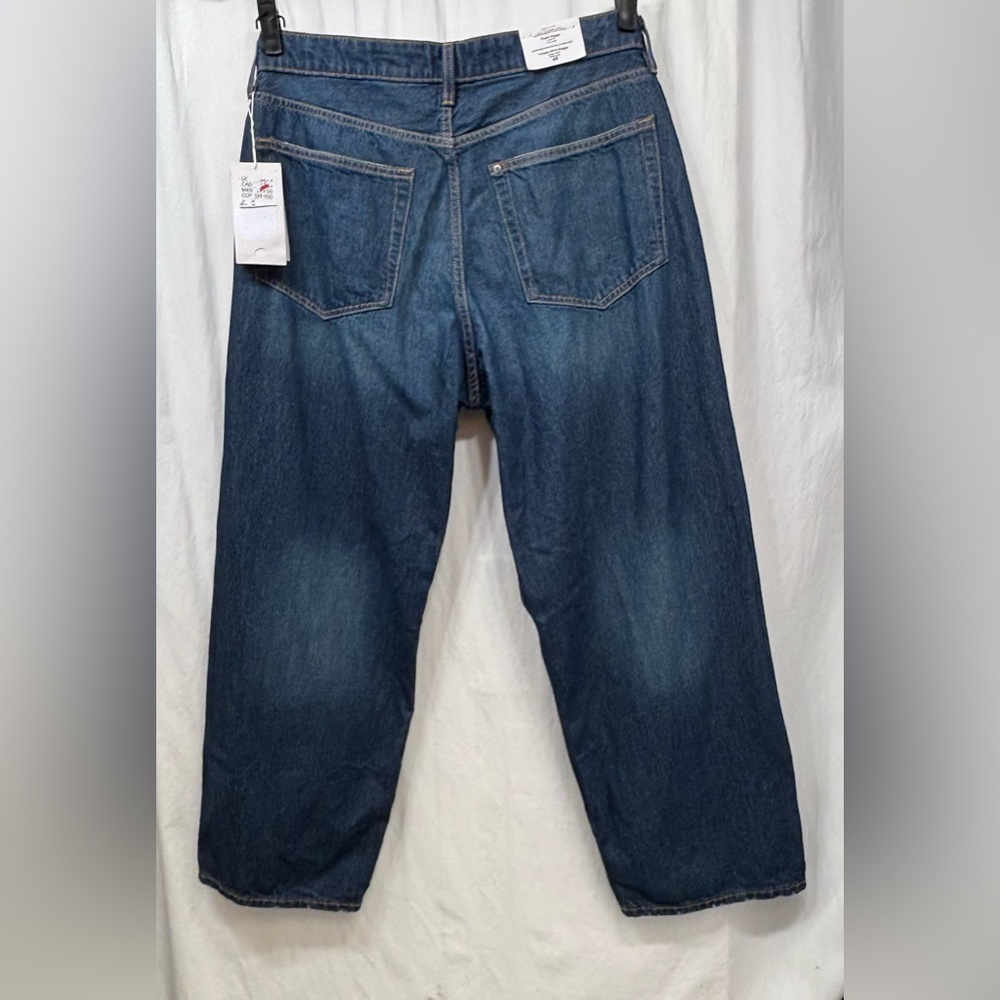 H&M Dark Blue Wide Leg Jeans